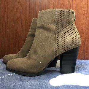Suede Brown Booties
